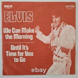 Elvis Presley We Can Make The Morning Ultra Rare Original 7 Israel 74-0619