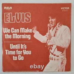 Elvis Presley We Can Make The Morning Ultra Rare Original 7 Israel 74-0619
