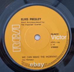 Elvis Presley We Can Make The Morning Ultra Rare Original 7 Israel 74-0619
