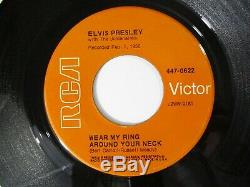 Elvis Presley Wear My Ring / Doncha Think Its Time Orange Label 447-0622 Rare
