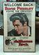 Elvis Presley Welcome Back You're The Greatest Jailhouse Rock Movie Poster Rare