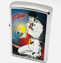 Elvis Presley Zippo Lighter Betty Harper In Concert Limited Edition Rare
