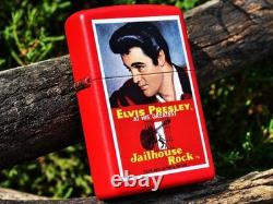 Elvis Presley Zippo Lighter Jailhouse Rock The King Movie Poster Rare