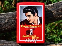 Elvis Presley Zippo Lighter Jailhouse Rock The King Movie Poster Rare