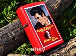 Elvis Presley Zippo Lighter Jailhouse Rock The King Movie Poster Rare