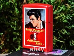 Elvis Presley Zippo Lighter Jailhouse Rock The King Movie Poster Rare