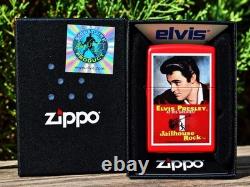 Elvis Presley Zippo Lighter Jailhouse Rock The King Movie Poster Rare