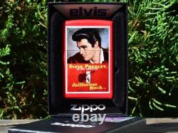 Elvis Presley Zippo Lighter Jailhouse Rock The King Movie Poster Rare