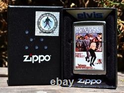 Elvis Presley Zippo Lighter Viva Las Vegas The King Movie Poster Rare
