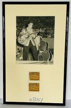Elvis Presley -awesome Item, Two Original Fifties Show Tickets. Extremely Rare