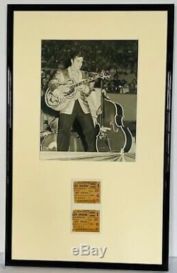 Elvis Presley -awesome Item, Two Original Fifties Show Tickets. Extremely Rare