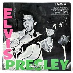 Elvis Presley debut LP EX Vinyl Fully Coated Rare Victor Label Early Press