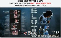 Elvis Presley elvis on tour rehearsals rare 5 LP 3 CD & 1 DVD set RARE