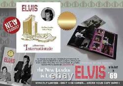 Elvis Presley esposito new leader in las vegas rare book signed photo