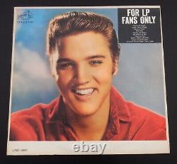 Elvis Presley-for Lp Fans Only-rare Lp