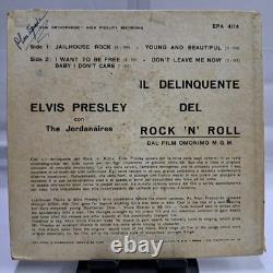 Elvis Presley /jailhouse Rock /i Want To Be Free / Italy Ep 45 Rca Italiana Rare
