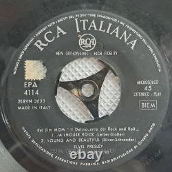 Elvis Presley /jailhouse Rock /i Want To Be Free / Italy Ep 45 Rca Italiana Rare