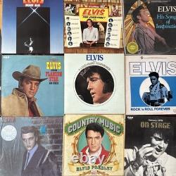 Elvis Presley lot 21 LPs Vinyl Rare Moody blue flaming Star