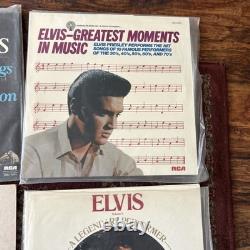 Elvis Presley lot 21 LPs Vinyl Rare Moody blue flaming Star