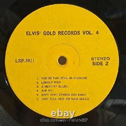 Elvis Presley /love Letters /elvis' Gold Records Vol. 4 /rare Thailand Lp 12