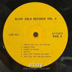 Elvis Presley /love Letters /elvis' Gold Records Vol. 4 /rare Thailand Lp 12