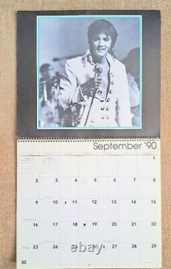 Elvis Presley memorabilia extremely rare 1990 Calendar