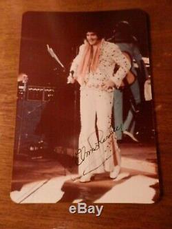 Elvis Presley original signed photograph rare