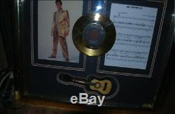 Elvis Presley rare collectible, RCA Gold Record All Shook Up Framed with Lyric