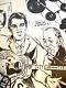 Elvis Presley Rare Fun Poster With Ed Sullivan Son Of Bch C. 1950's 23x29