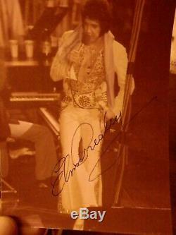 Elvis Presley rare signed concert photo