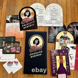 Elvis Presley's Memphis 126 Beale St Restaurant Menu Folder Set w Inserts Rare