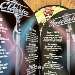 Elvis Presley's Memphis 126 Beale St Restaurant Menu Folder Set w Inserts Rare