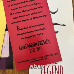 Elvis Presley's Memphis 126 Beale St Restaurant Menu Folder Set w Inserts Rare