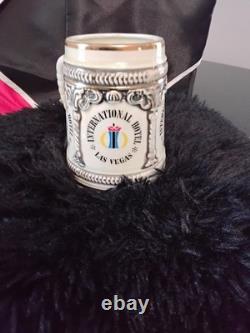 Elvis Presley's Personal International Hotel Room Clock, Stein & Pepsi Cups RARE