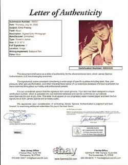 Elvis Presley signed 8x10 Color Photograph JSA LOA d1977 Rare Unpersonalized X22
