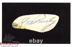 Elvis Presley signed Cut Adhered JSA LOA Rare Auto d. 1977 Z582