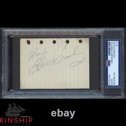 Elvis Presley signed Inscribed Cut PSA DNA Slabbed Rare Music Auto C3638 Elvis Presley signed Inscribed Cut PSA DNA Slabbed Rare Music Auto C3638