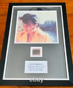 Elvis Presley signed Photo with Original Negative Extremely Rare