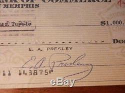 Elvis Presley signed graceland archives check rare