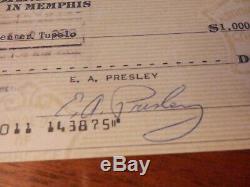 Elvis Presley signed graceland archives check rare