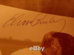 Elvis Presley signed original photo extremely rare