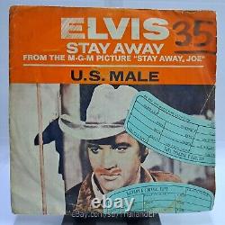 Elvis Presley /stay Away /guitar Man / Thailand Ep 45 Thai Rare