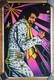 Elvis Presley Vintage Blacklight Poster 23x35 John Lykes Rare