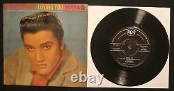 Elvis Presleyloving you1957 Vg+/Vg Norway 7 EP 45 VERY RARE RCA EPC-1515-3