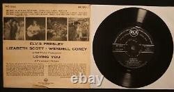 Elvis Presleyloving you1957 Vg+/Vg Norway 7 EP 45 VERY RARE RCA EPC-1515-3