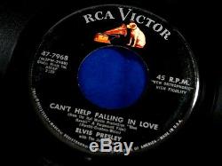 Elvis Presleymega Rarecan't Help Falling In Loveorange Dogrca Pop 45