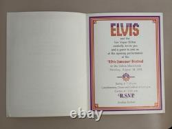 Elvis Rare Opening Night 1974 Las Vegas Hilton Invite / Direct From Memphis