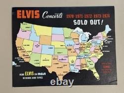 Elvis Rare Opening Night 1974 Las Vegas Hilton Invite / Direct From Memphis