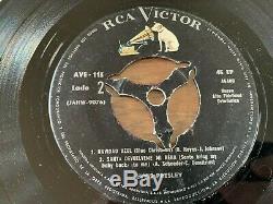 Elvis Super Rare Uruguay Ep Rca Victor 1957 Lado -ave 113-complete- Free Ship