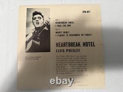 Elvis presley record heartbreak hotel epa -821 dog on side rare record mint